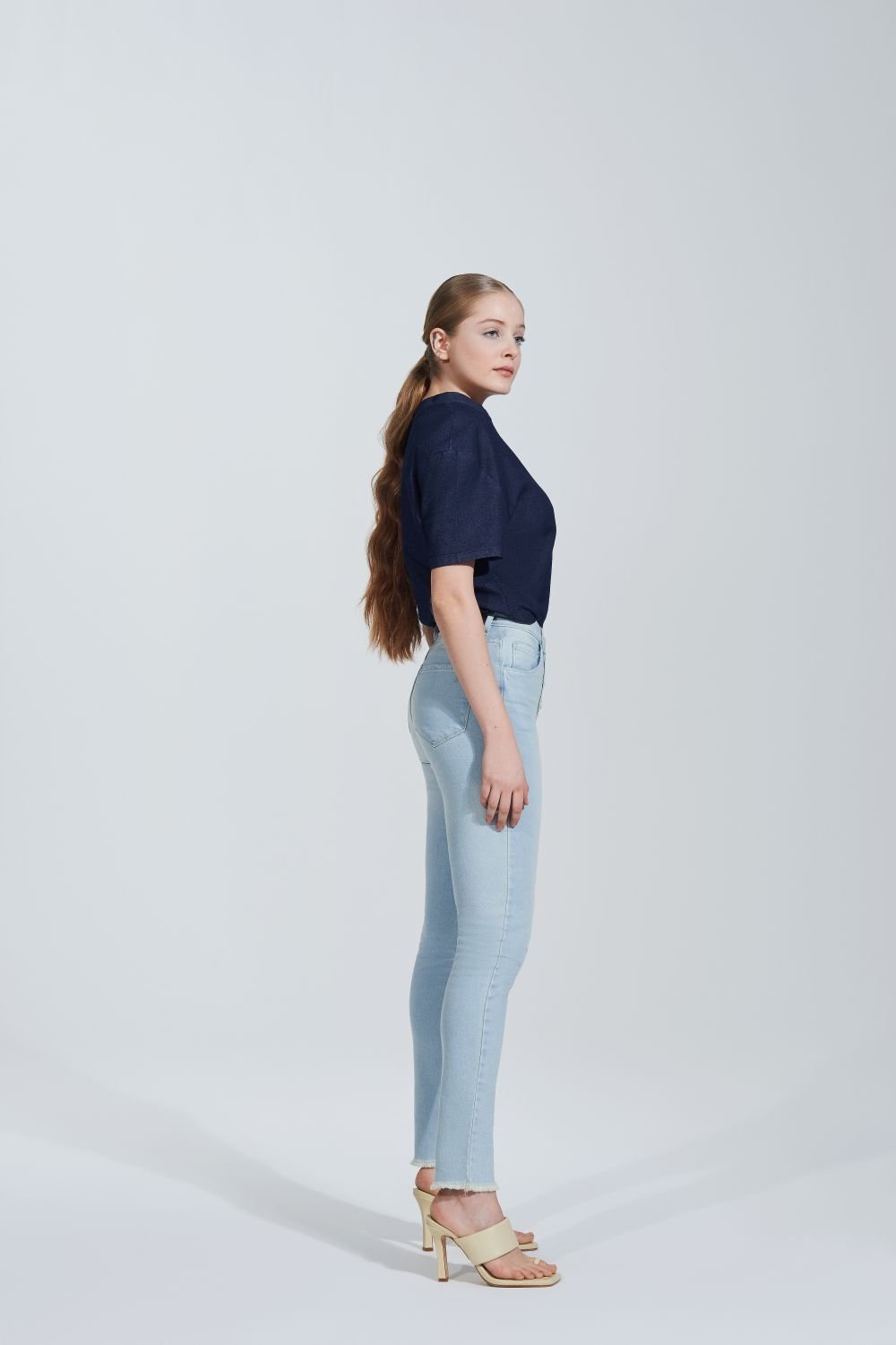 CALCA ANDREA BOTOES TIEDYE SKINNY JEANS - Imagem 2