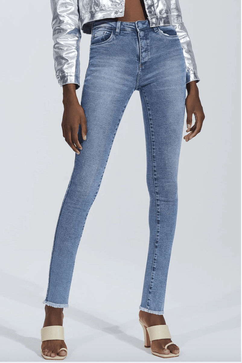CALCA ANDREA SKINNY LIGHT BLUE
