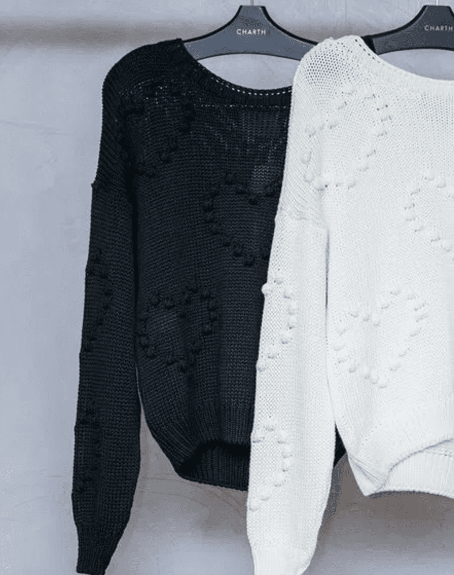 Tricot Coração Preto - Imagem 2