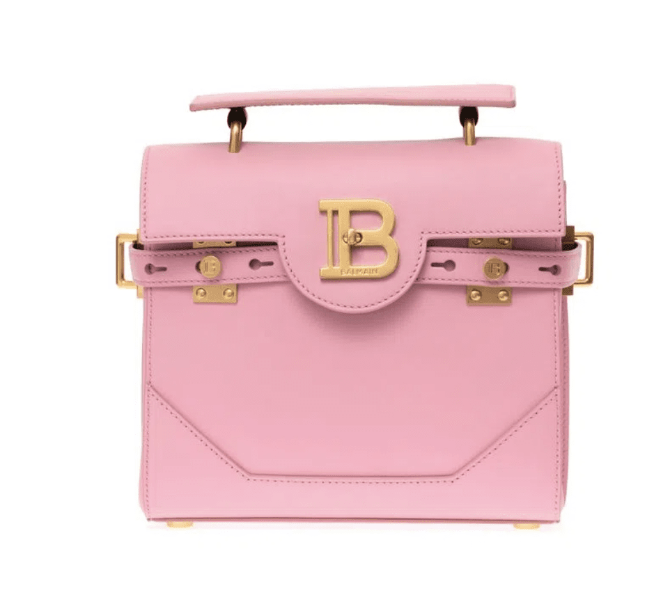 BALMAIN - BOLSA BBUZZ 23CUIR DE VEAU MEDIUM PINK