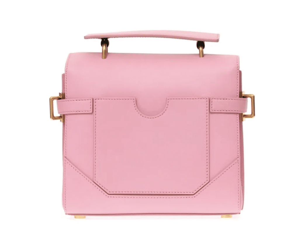 BALMAIN - BOLSA BBUZZ 23CUIR DE VEAU MEDIUM PINK - Imagem 3