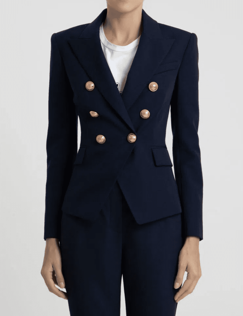 BALMAIN - BLAZER 6 BTN GRAIN DE POUDRE JACKET 6UC - Imagem 3