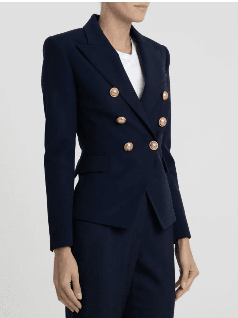 BALMAIN - BLAZER 6 BTN GRAIN DE POUDRE JACKET 6UC - Imagem 5