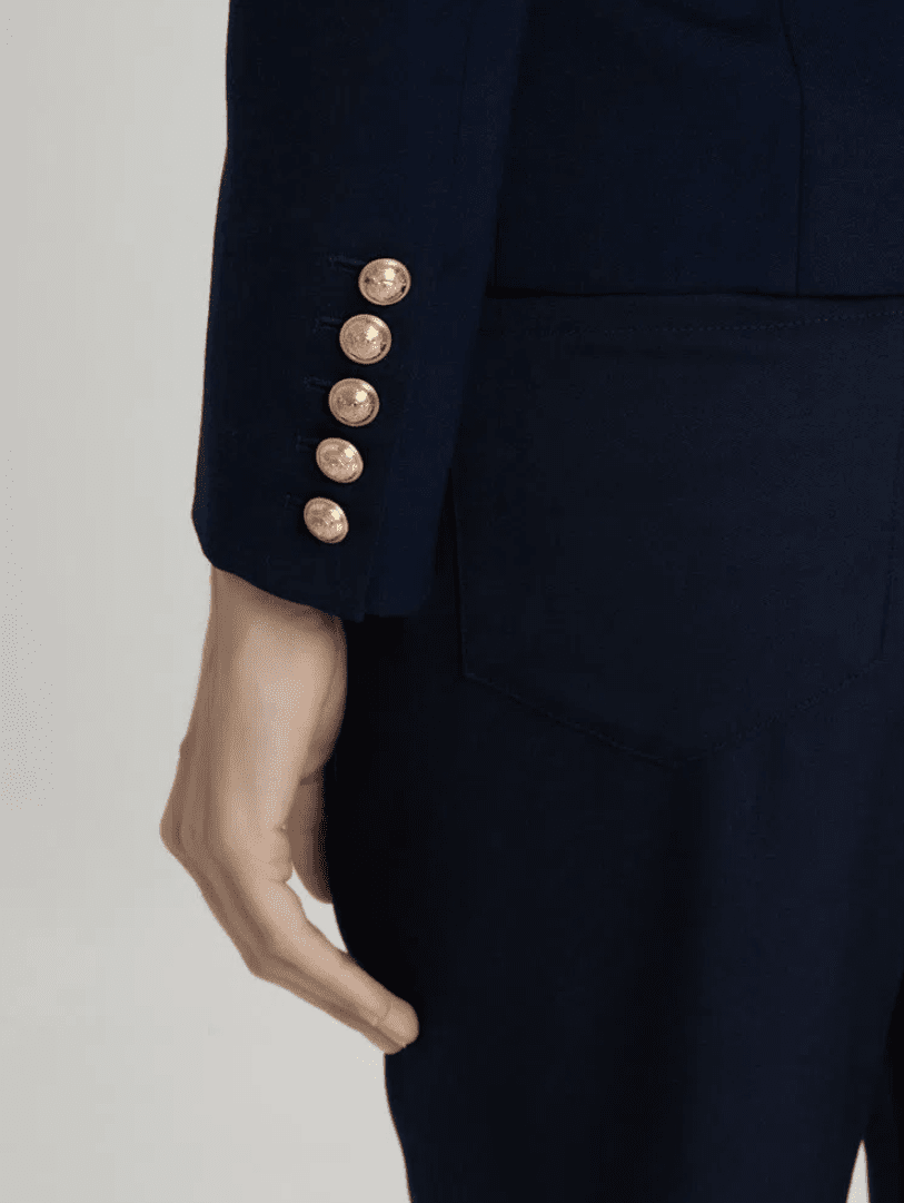 BALMAIN - BLAZER 6 BTN GRAIN DE POUDRE JACKET 6UC - Imagem 6