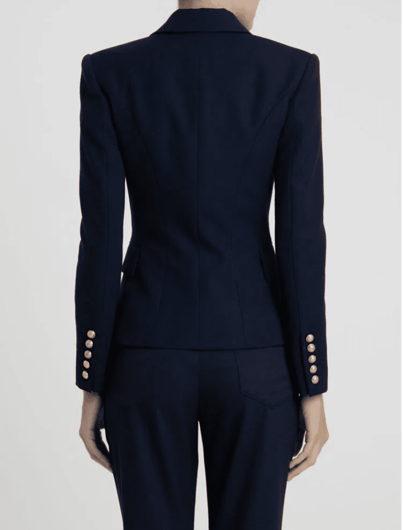 BALMAIN - BLAZER 6 BTN GRAIN DE POUDRE JACKET 6UC - Imagem 7