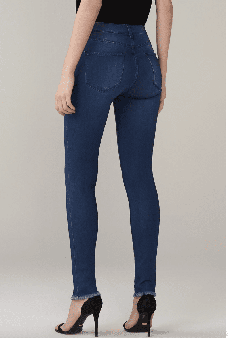 CALCA ANDREA SKINNY ACETINADA AZUL - Imagem 2