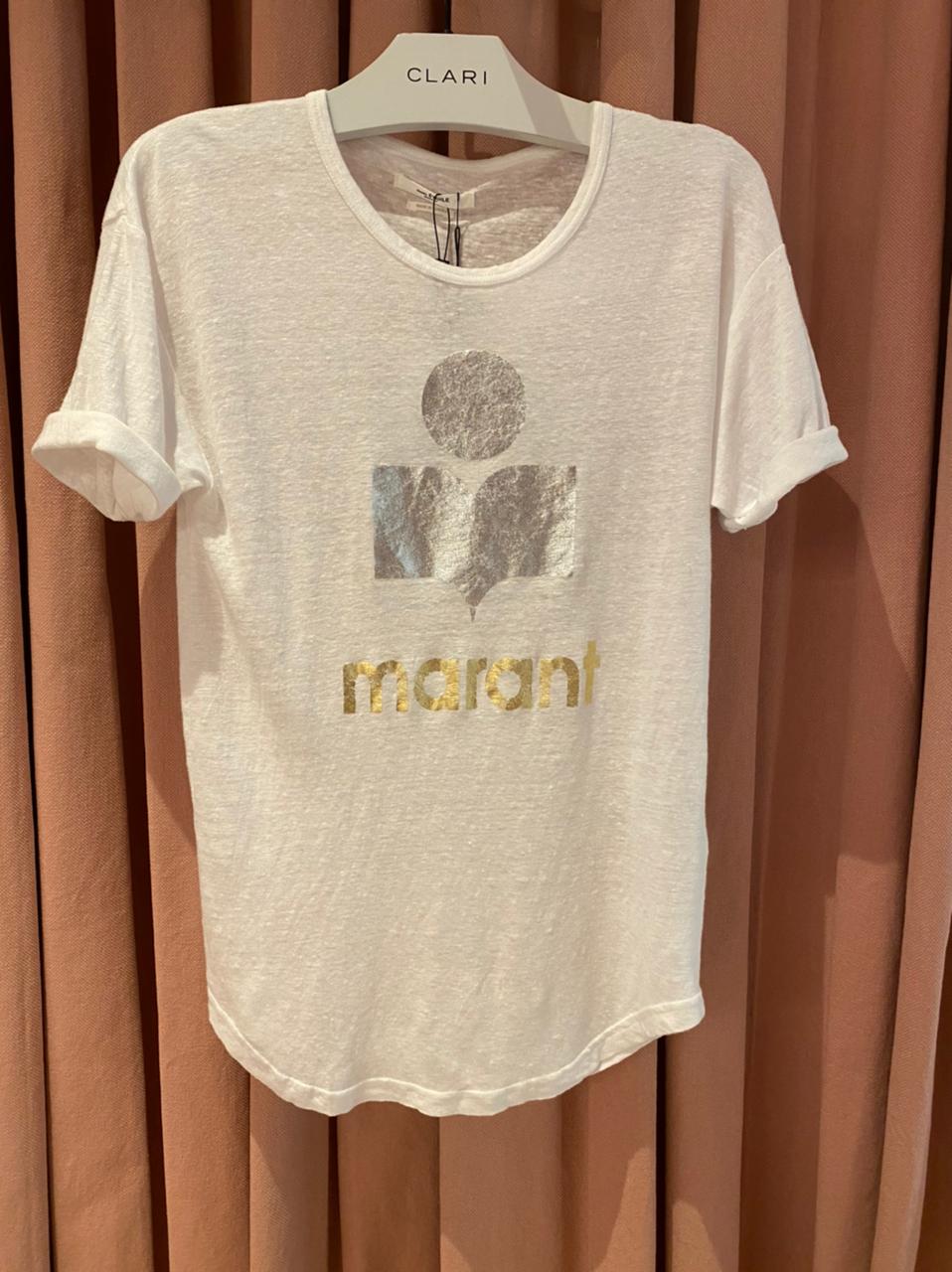 ISABEL MARANT - CAMISETA FEMININA KOLDI WHITE