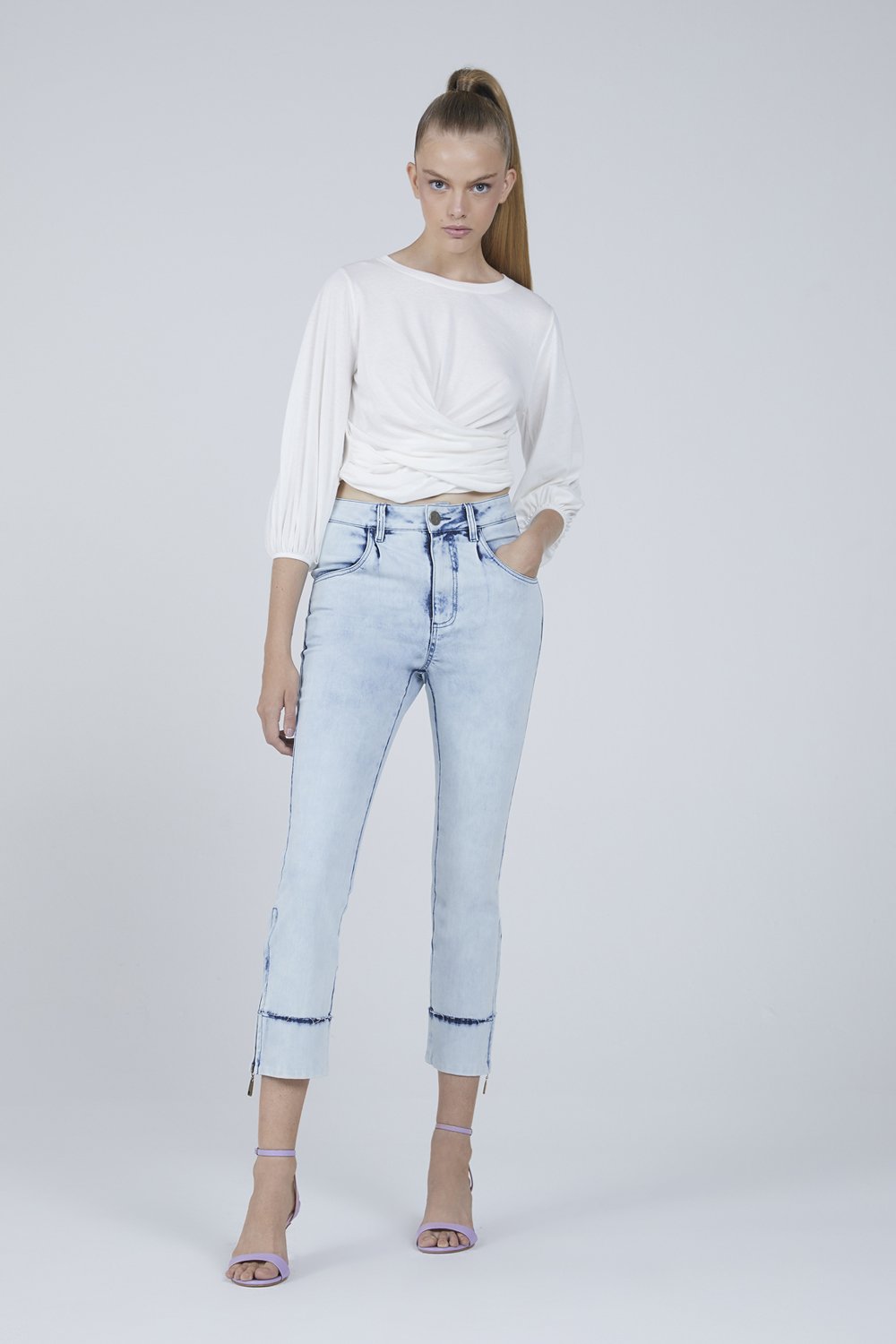 Blusa ML Amy I AB OFF WHITE