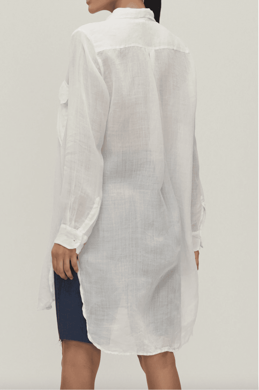 CAMISA OVERSIZED BRANCA REF 2290 - Imagem 2