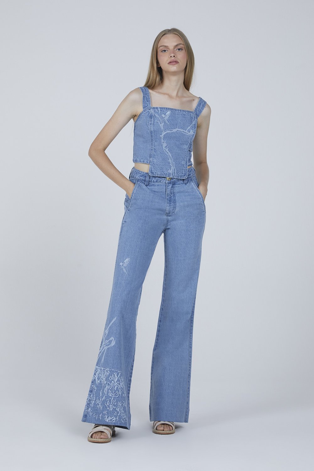 Top Alina I Ldf Light Blue