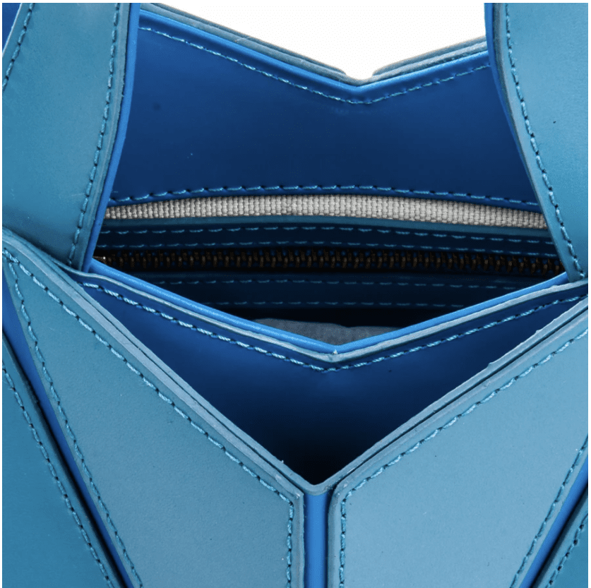Leia Mini Bolsa Feminina De Couro Koy/Azure - Imagem 3