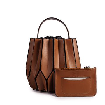 Sense 2 Bolsa Feminina De Couro Stingray/Soft Preto - Imagem 3