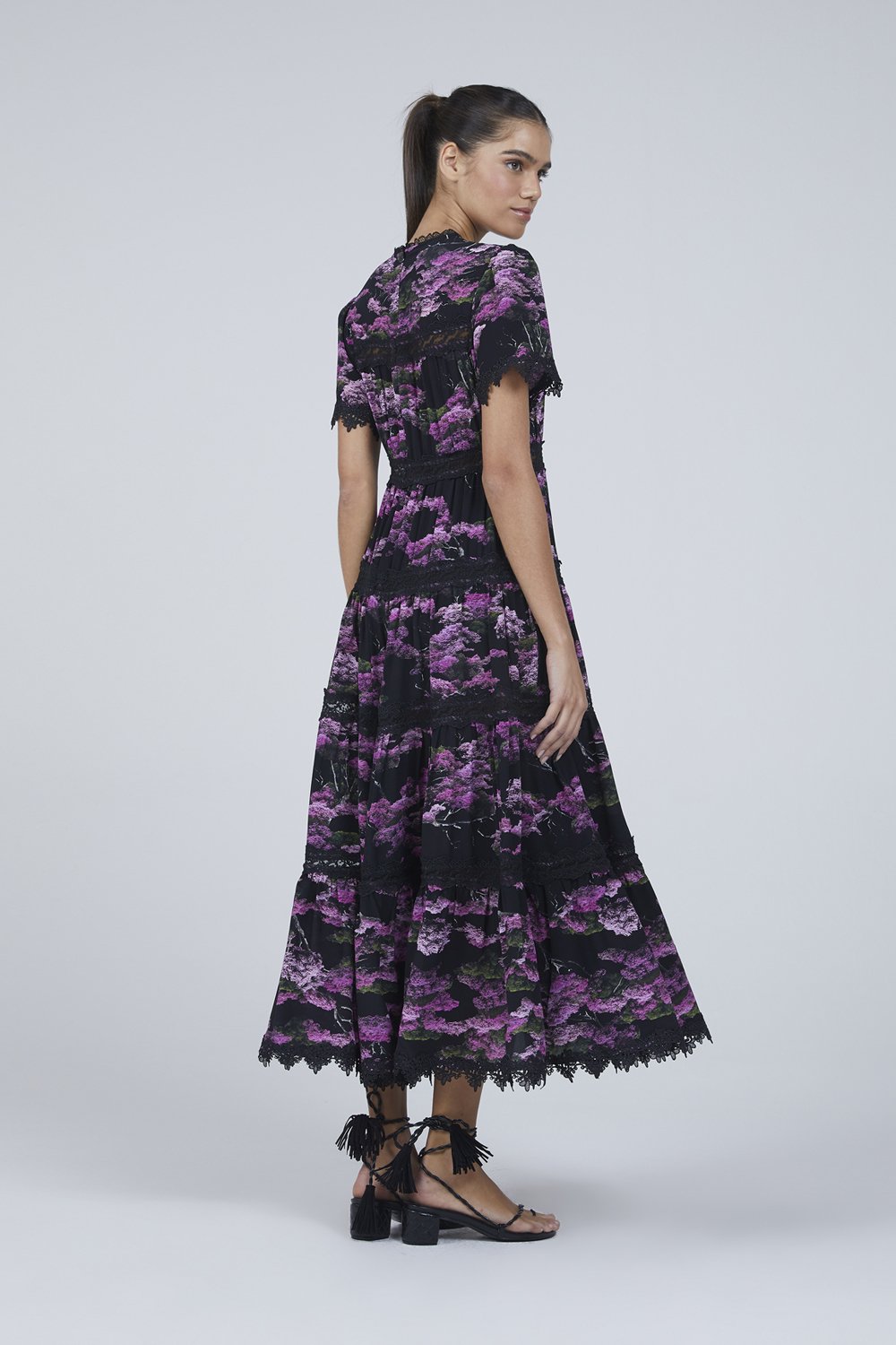 Vestido Longo Ávila I Couture Estampa Ipê - Imagem 2