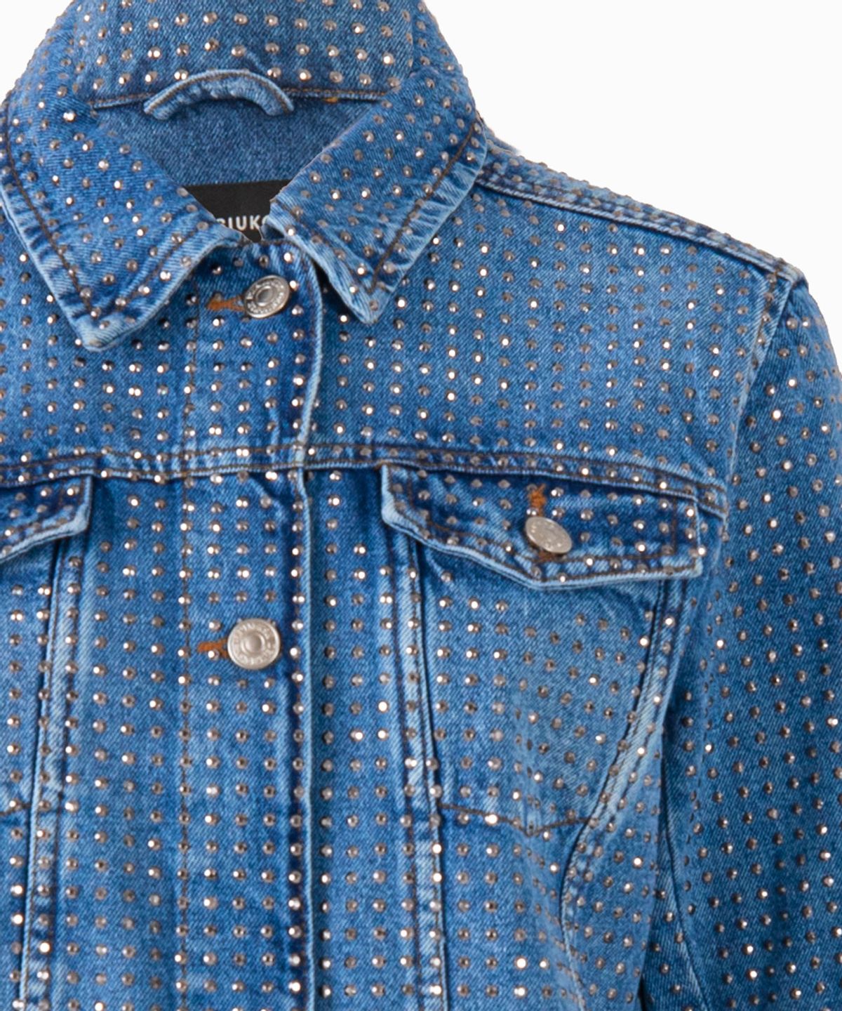 Kosiuko - Campera Block Glam Jeans - Imagem 2