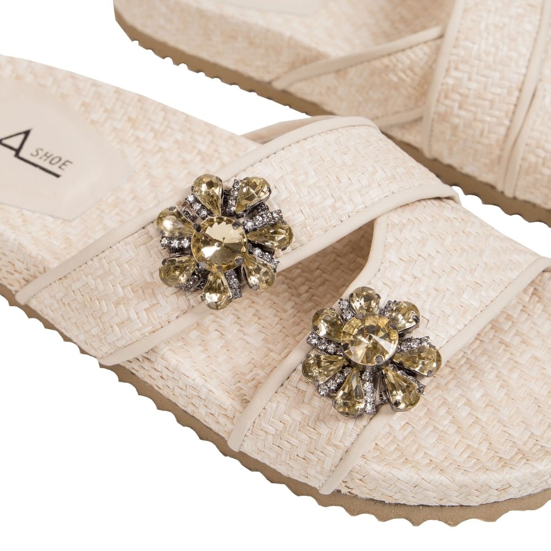 Rasteira Slider Palha - Imagem 3