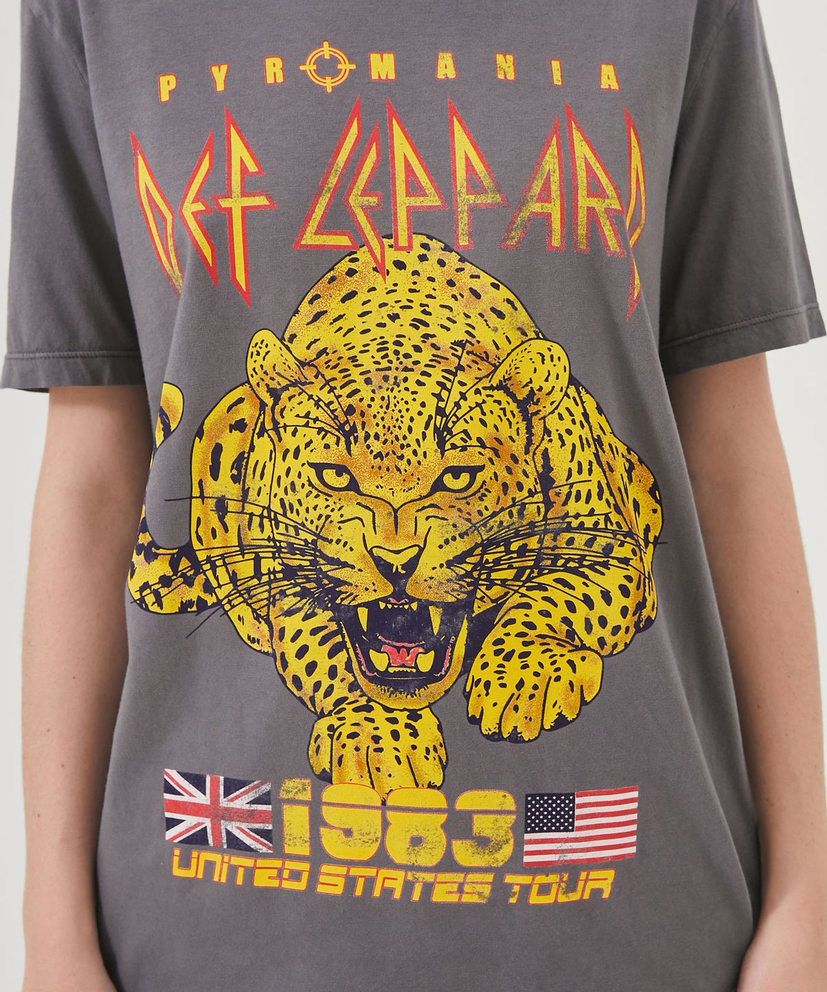Kosiuko - Remera Def Leppard 1983 Chumbo - Imagem 2