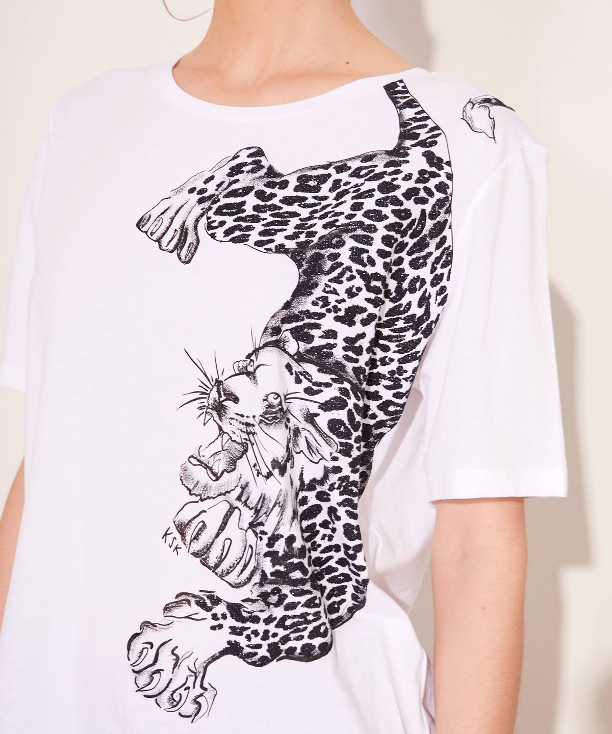 Kosiuko - Remera Tiger Shine Branco - Imagem 2
