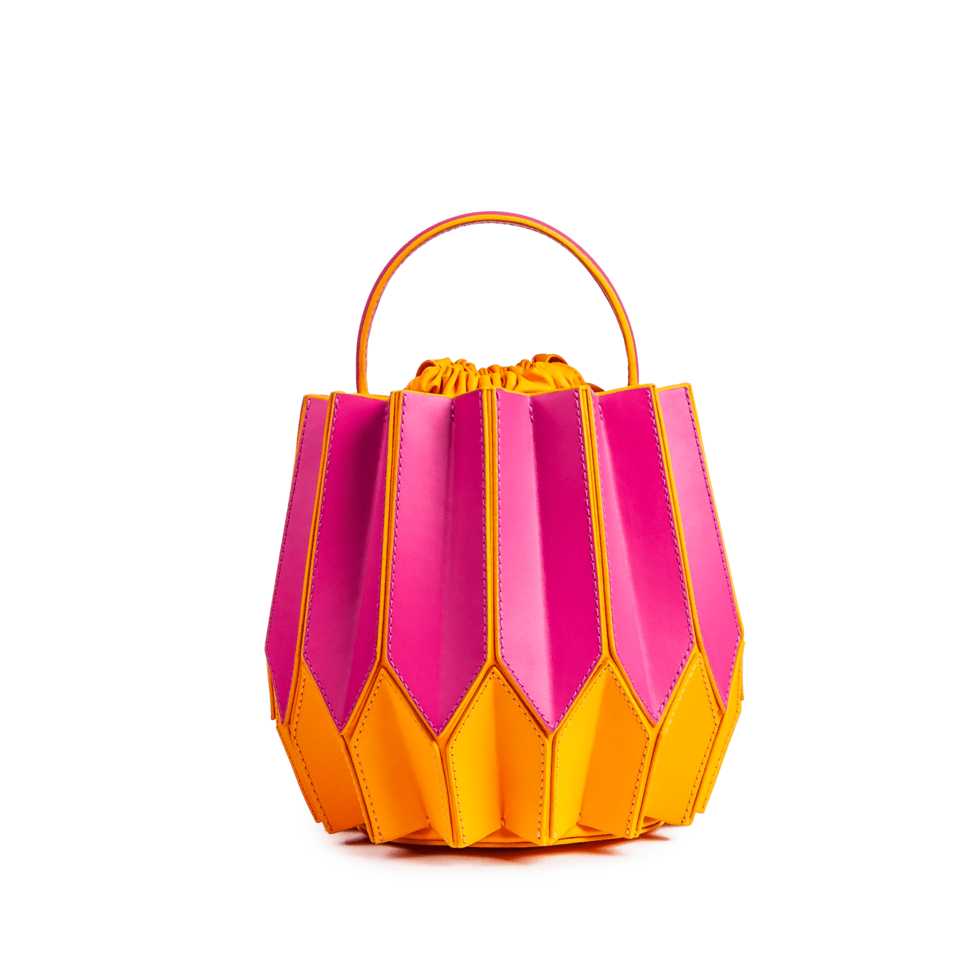 Gamora Bolsa Feminina De Couro Soft Magenta/Radiant Yellow