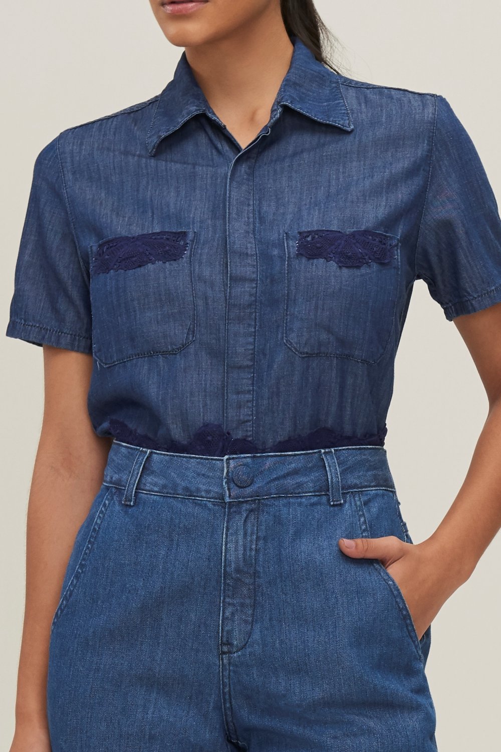 Camisa Cropped Renasncenca