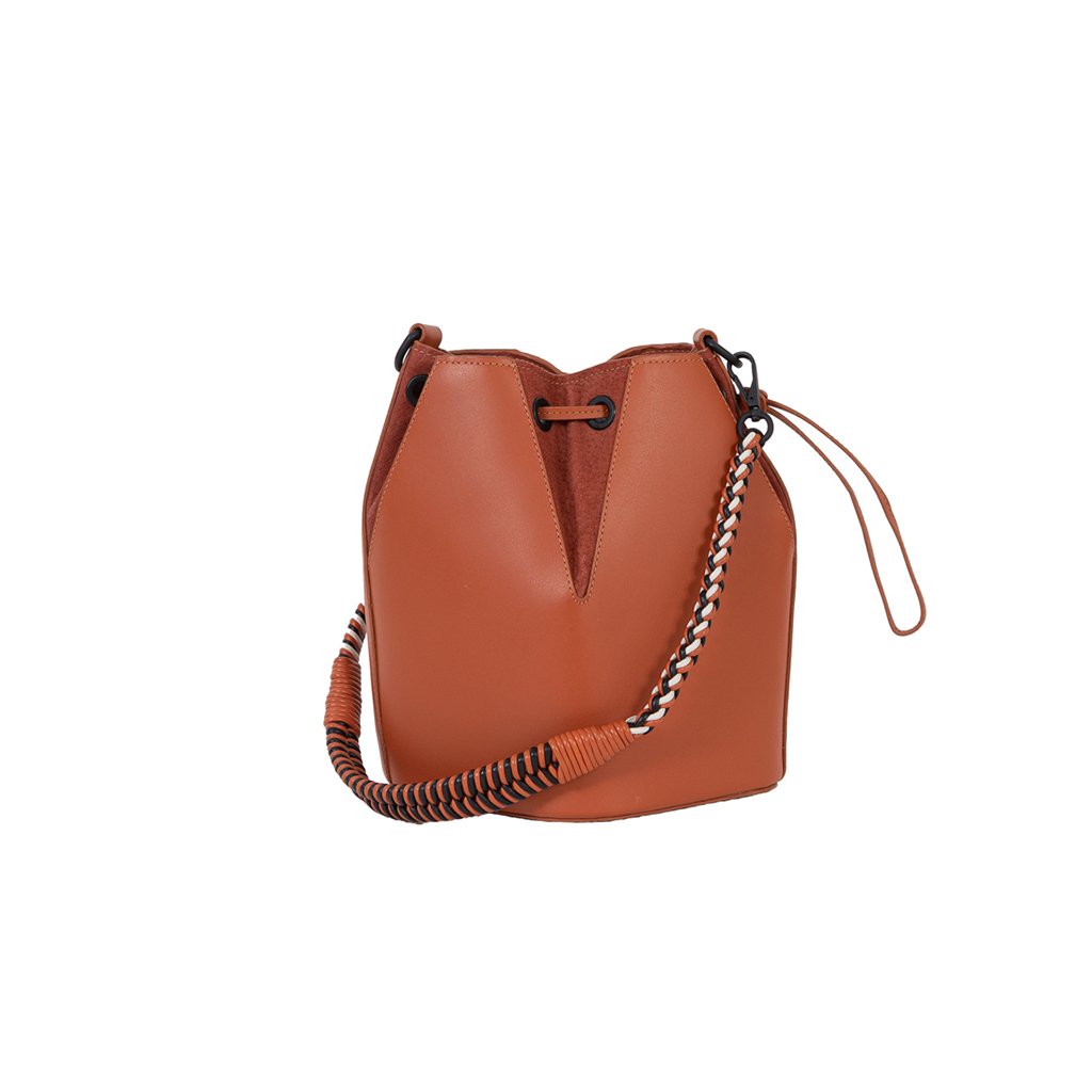 Luna Bucket Bolsa Bonfire/Off White/Preto