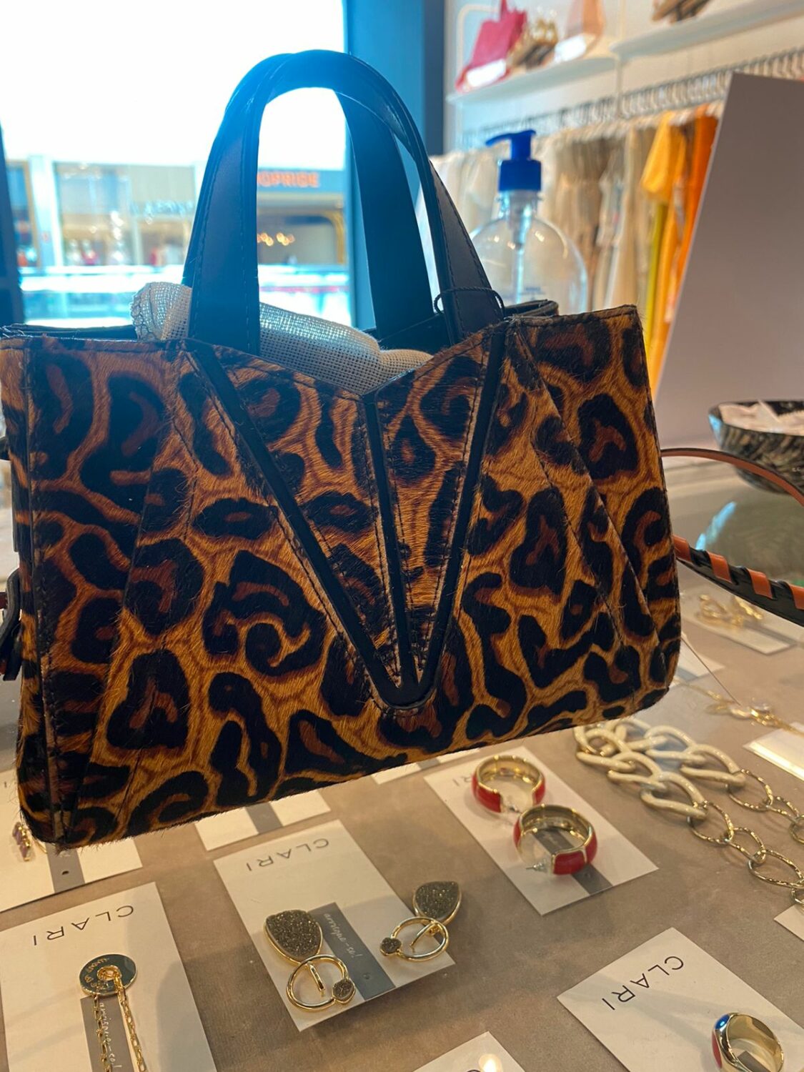 Leia Micro Bolsa Jaguar/Preto/Bonfire