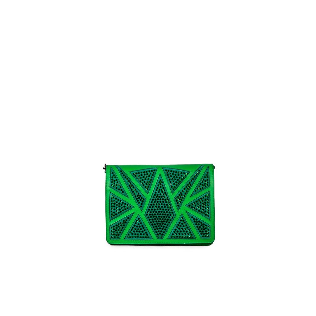 BOLSA DE COURO CAMURCA/MESTICO JELLY GREEN - Imagem 5