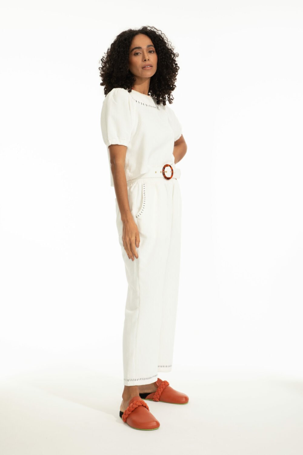 Blusa Veludo Jatoba Off White - Imagem 2
