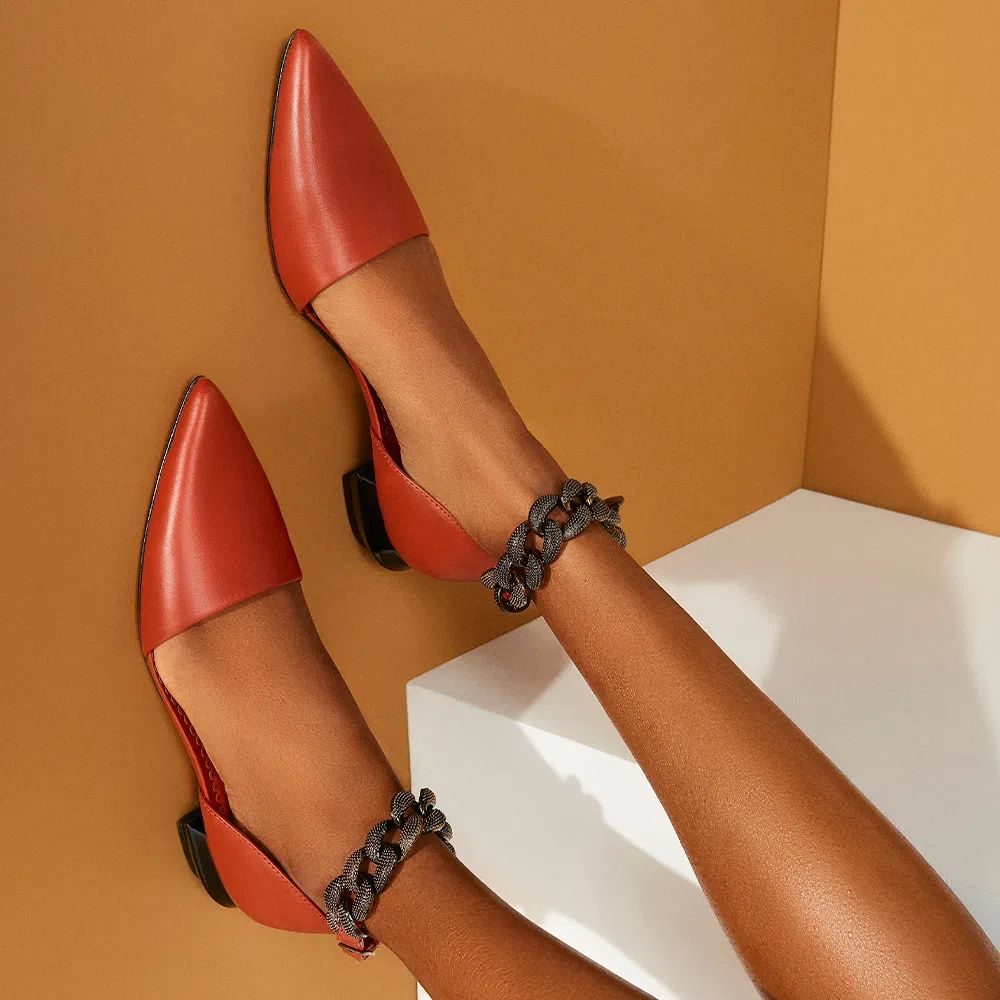 Scarpin Veneza Ferrugem