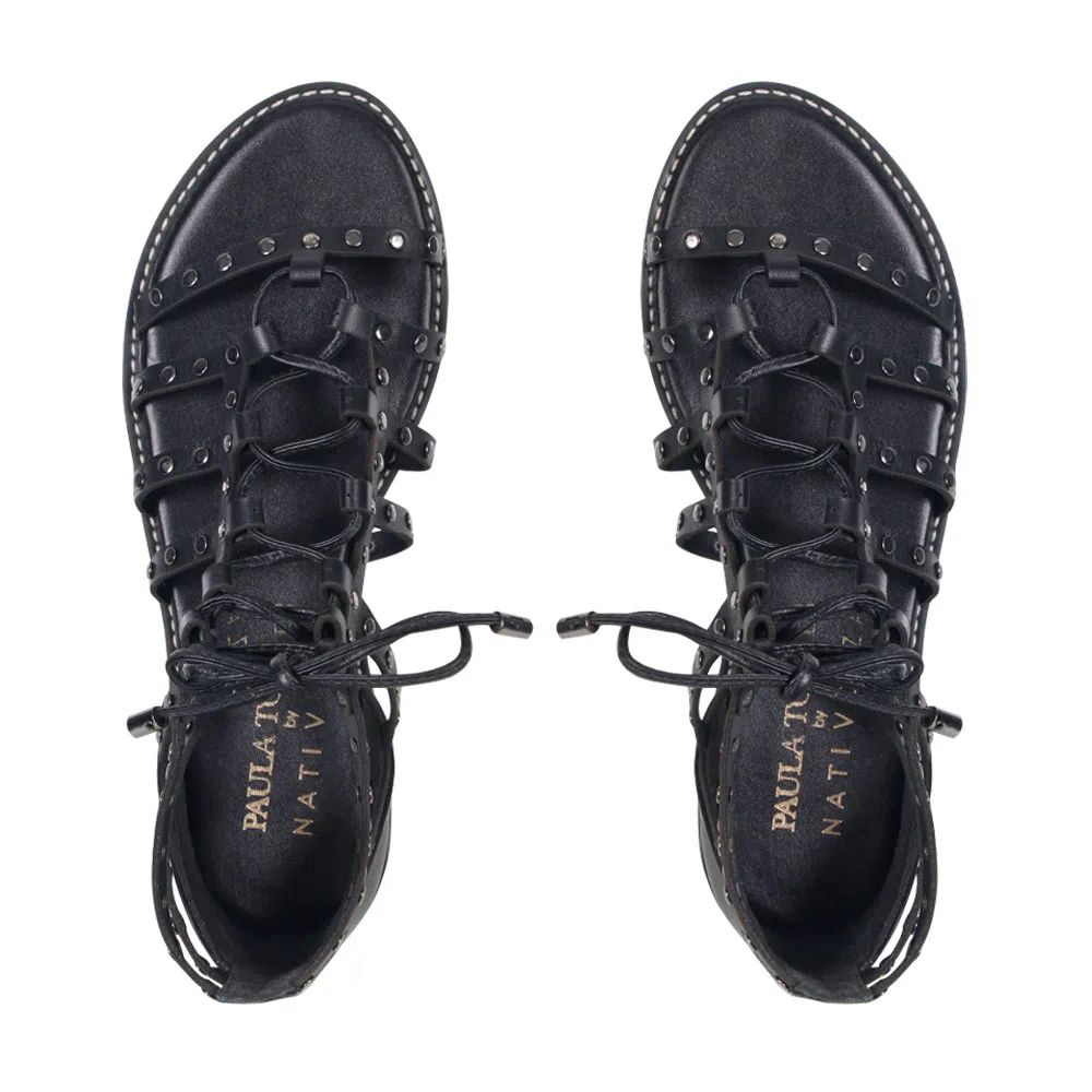 Rasteira Glam Preto - Imagem 4