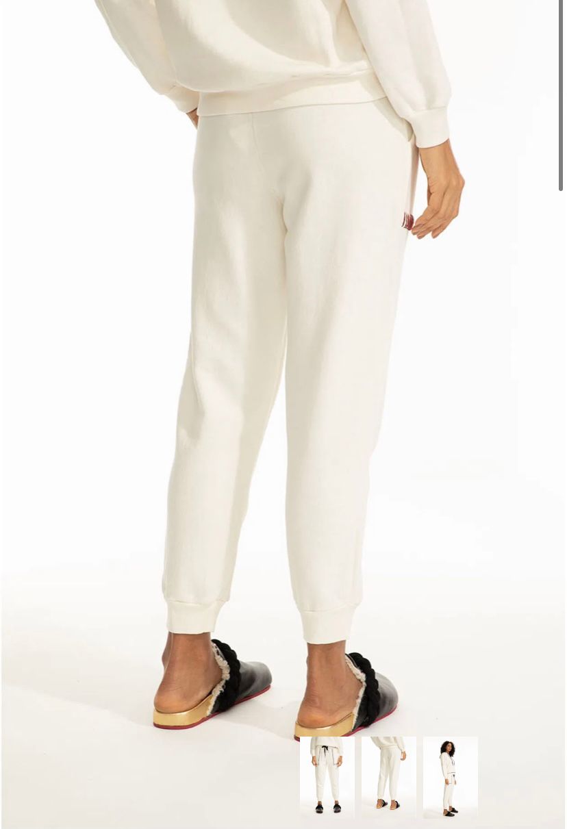 Calca Moleton Crochet Indaia Off White - Imagem 3