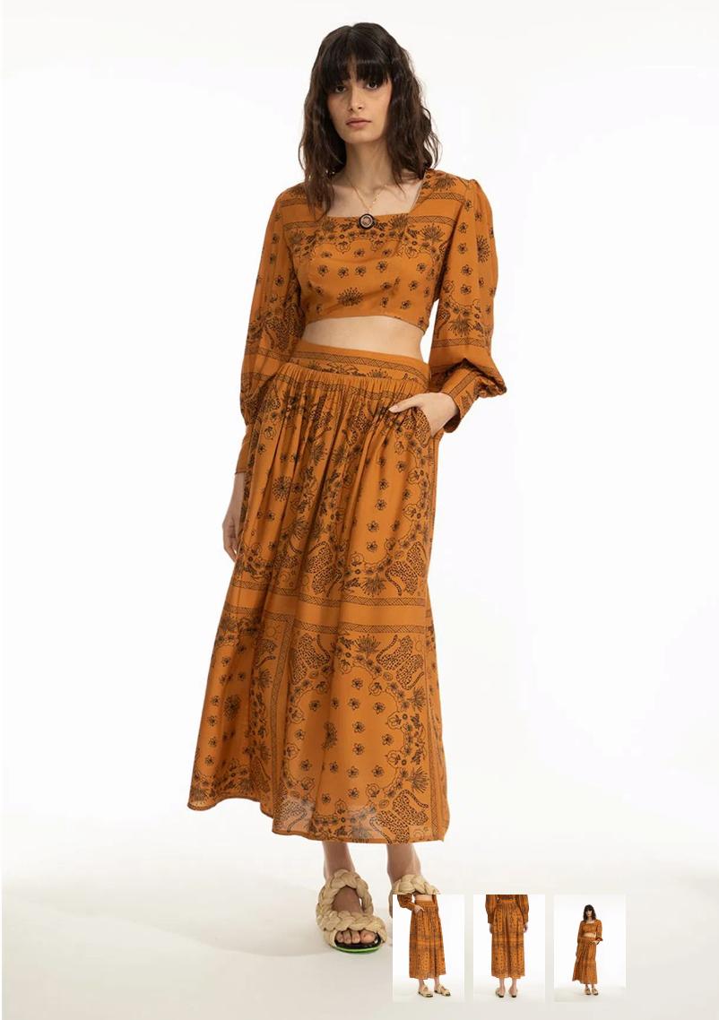 Cropped Lastex Cerrado Terra M Terra - Imagem 3