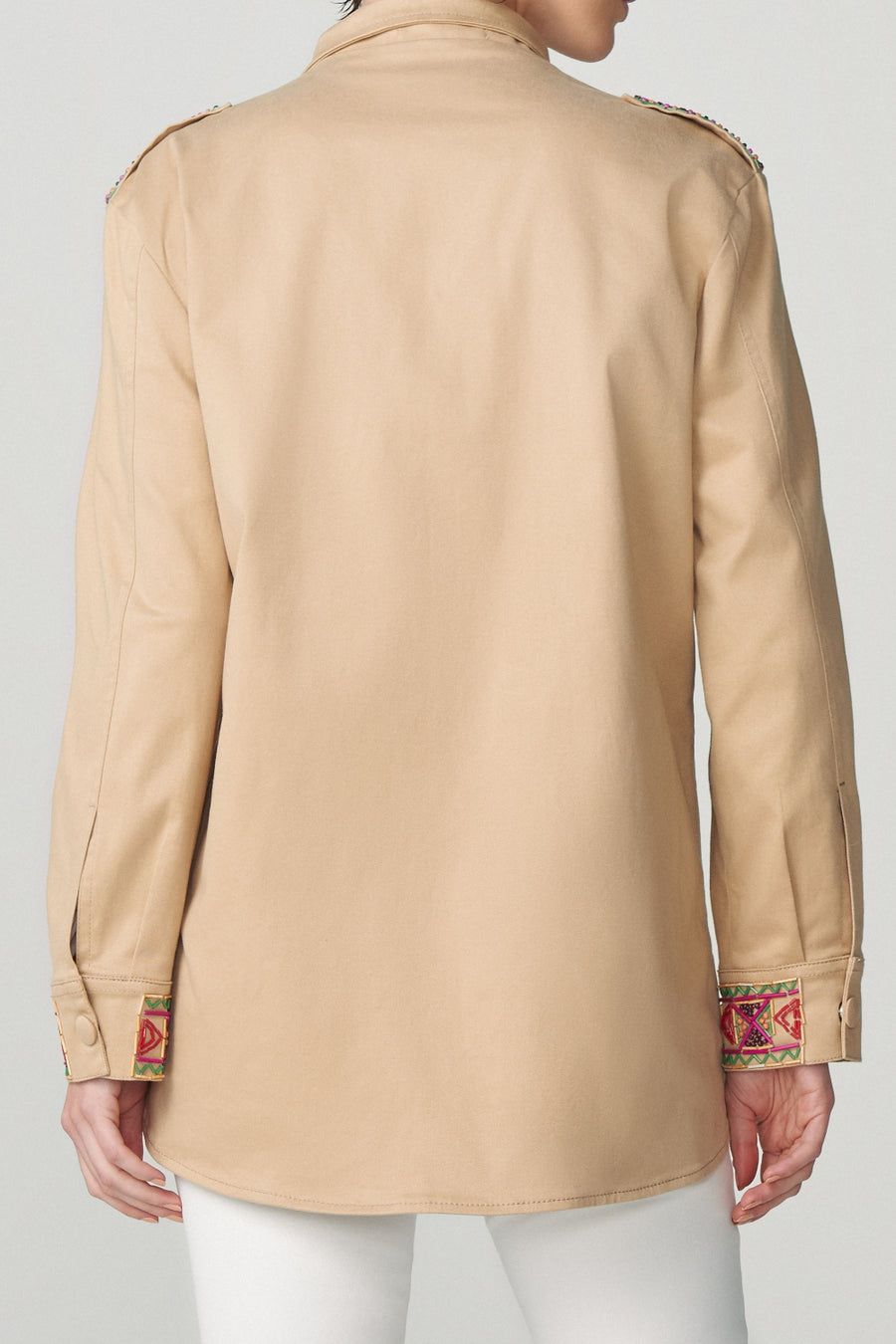 Parka Amendoa Bordada Ref 2394 - Imagem 2