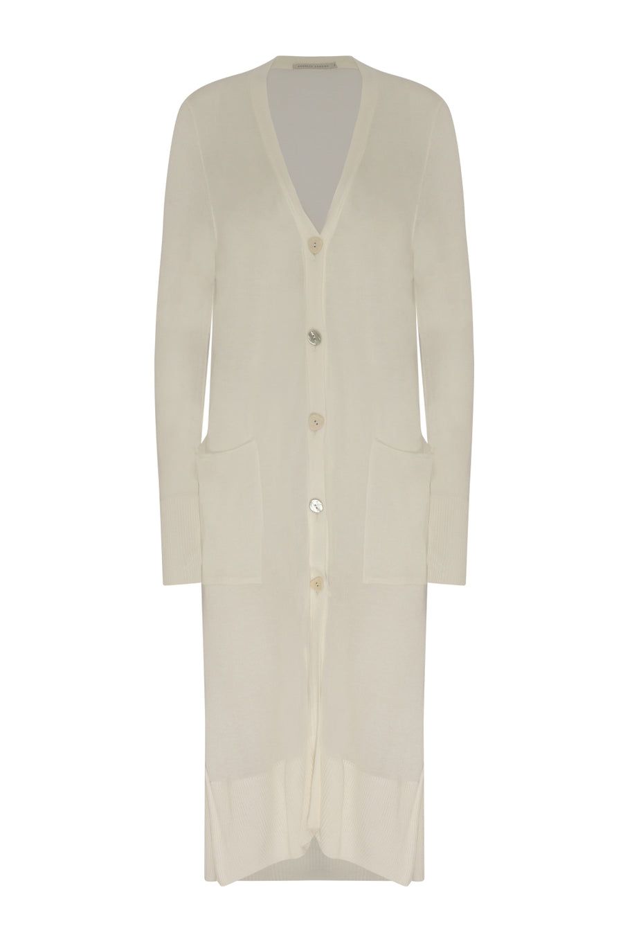 Max Cardigan Tricot Branco Ref 2386 - Imagem 2