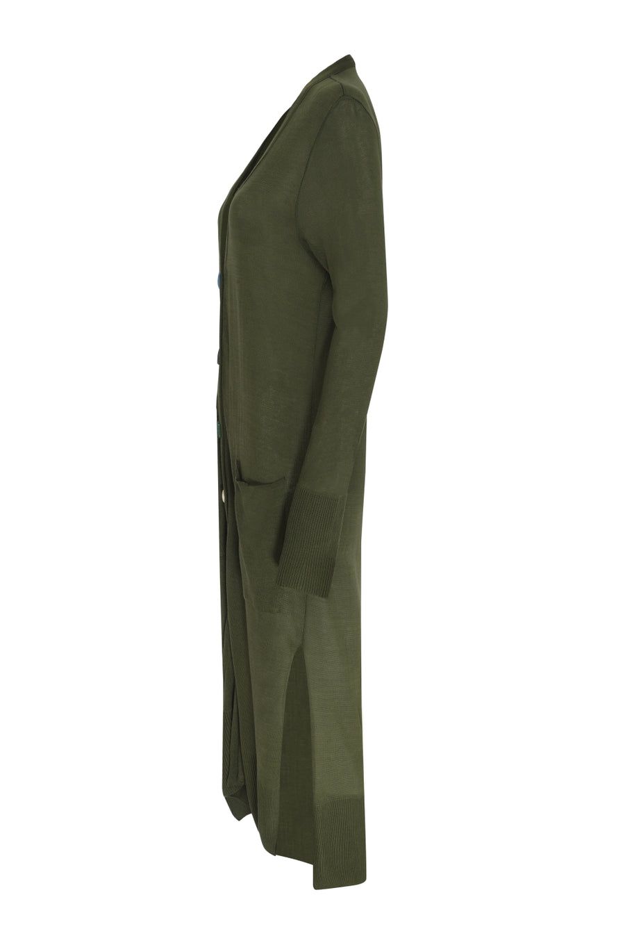 Camisa Tricot Botoes Oliva Ref 2384 - Imagem 3