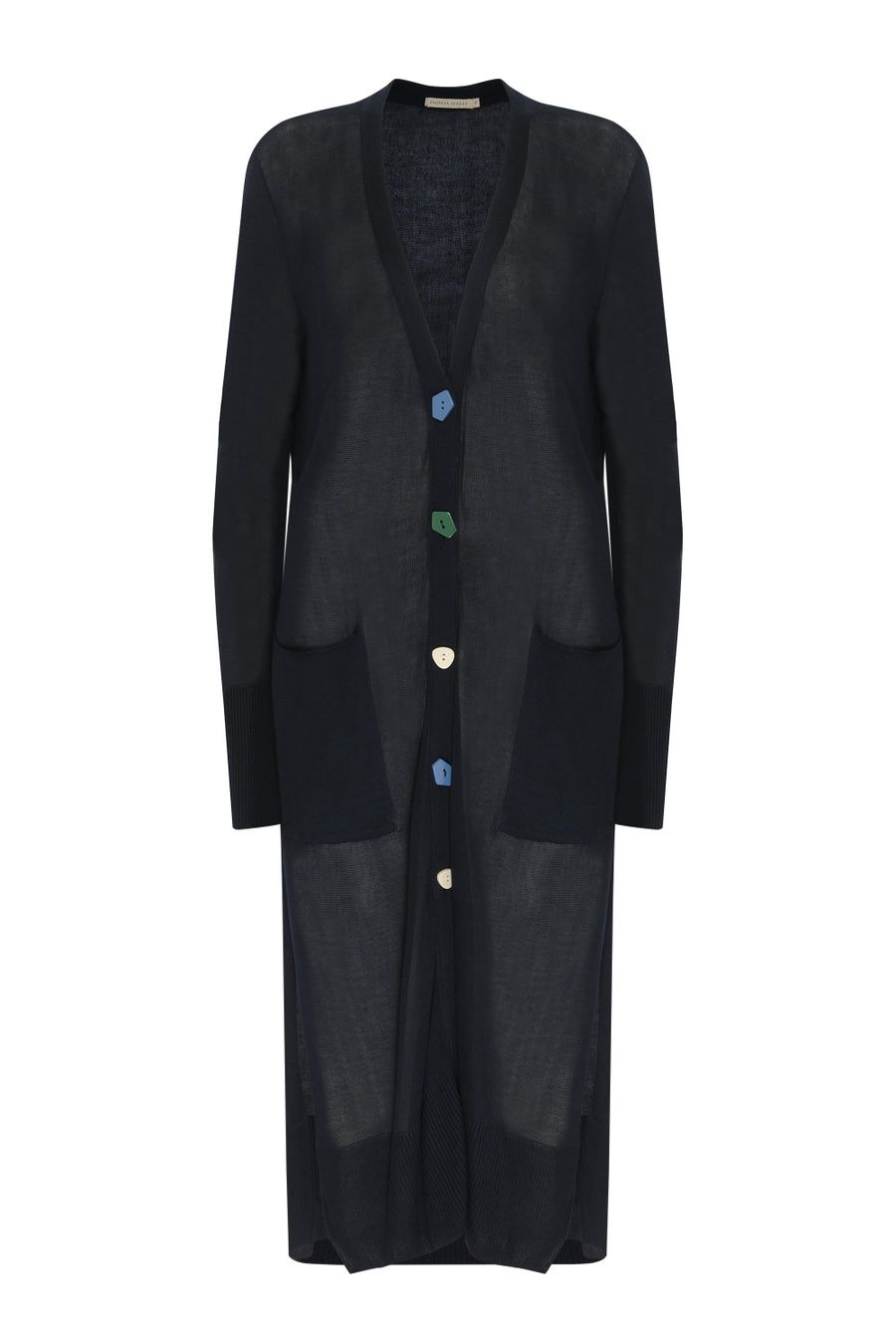 Max Cardigan Tricot Marinho Ref 2373 - Imagem 2