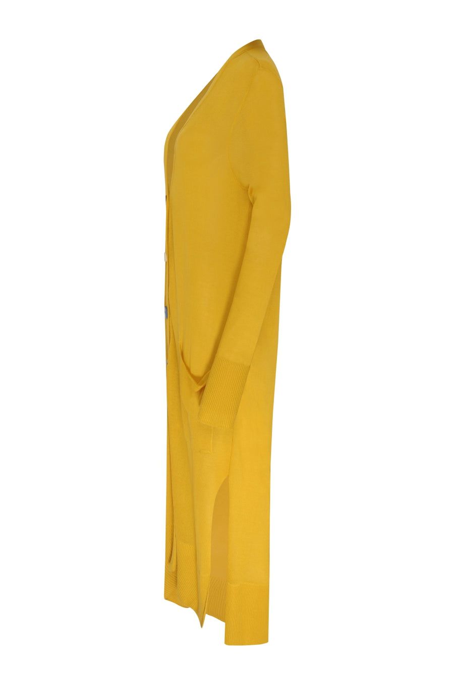 Max Cardigan Tricot Amarelo Ref 2382 - Imagem 3