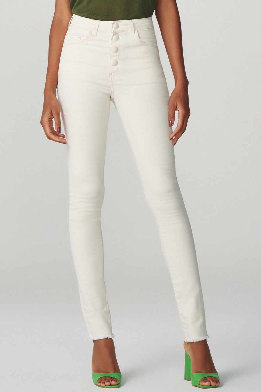 Calca Andrea Off Skinny Ref 2363 Off White