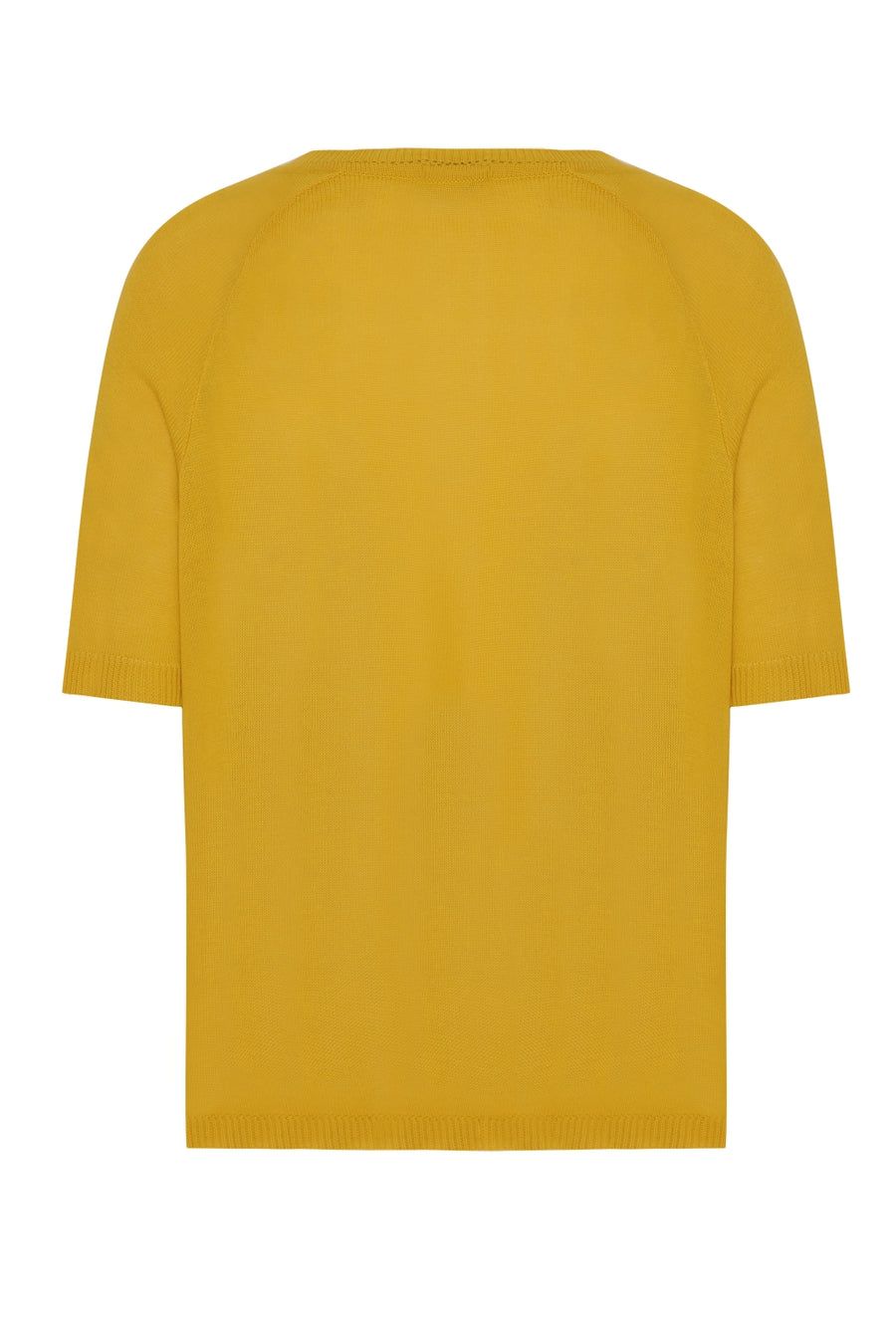T Shirt Tricot Amarela Botoes Ref 2380 - Imagem 4