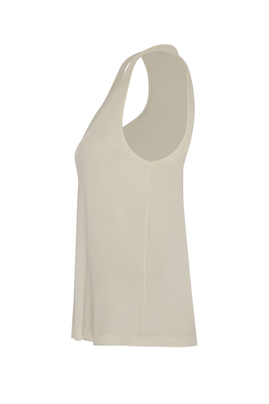 Regata Tricot Branca Ref 2387 Branco - Imagem 5