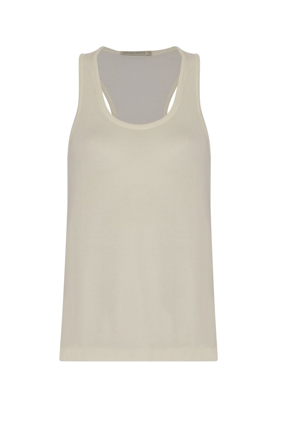 Regata Tricot Branca Ref 2387 Branco - Imagem 4