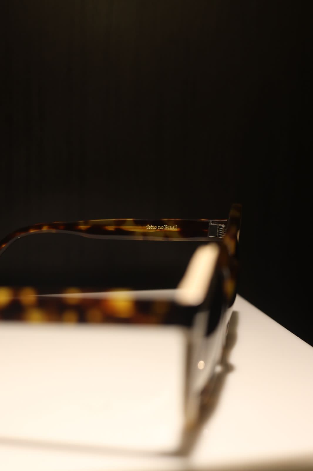 Oculos Bikini Tartaruga Creme Preto - Imagem 3