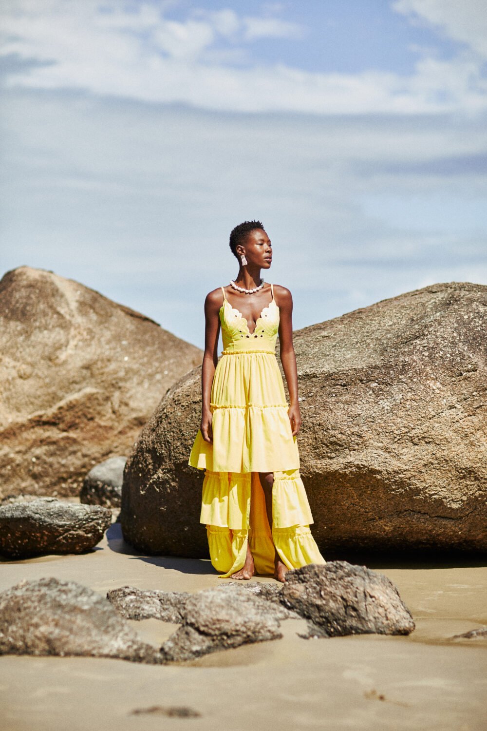 Vestido Cris Amarelo