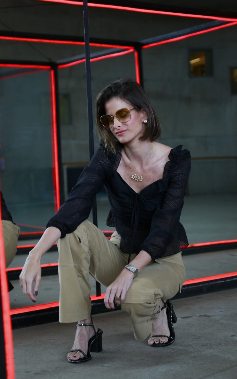 Blusa Noche Preto
