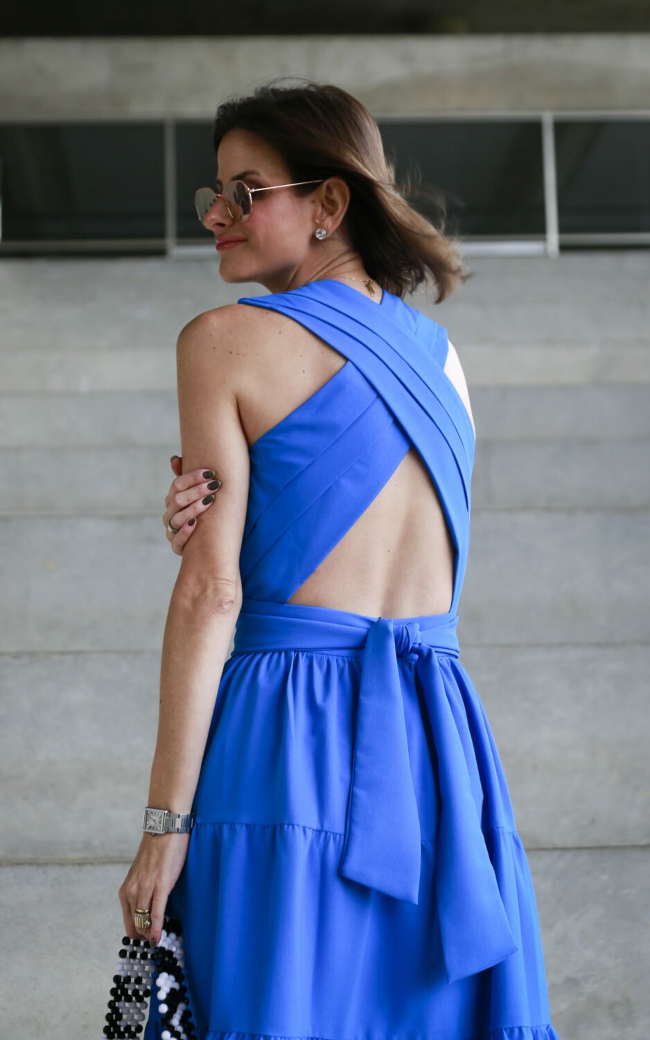 Vestido Longo La Pedrera Azul - Imagem 3