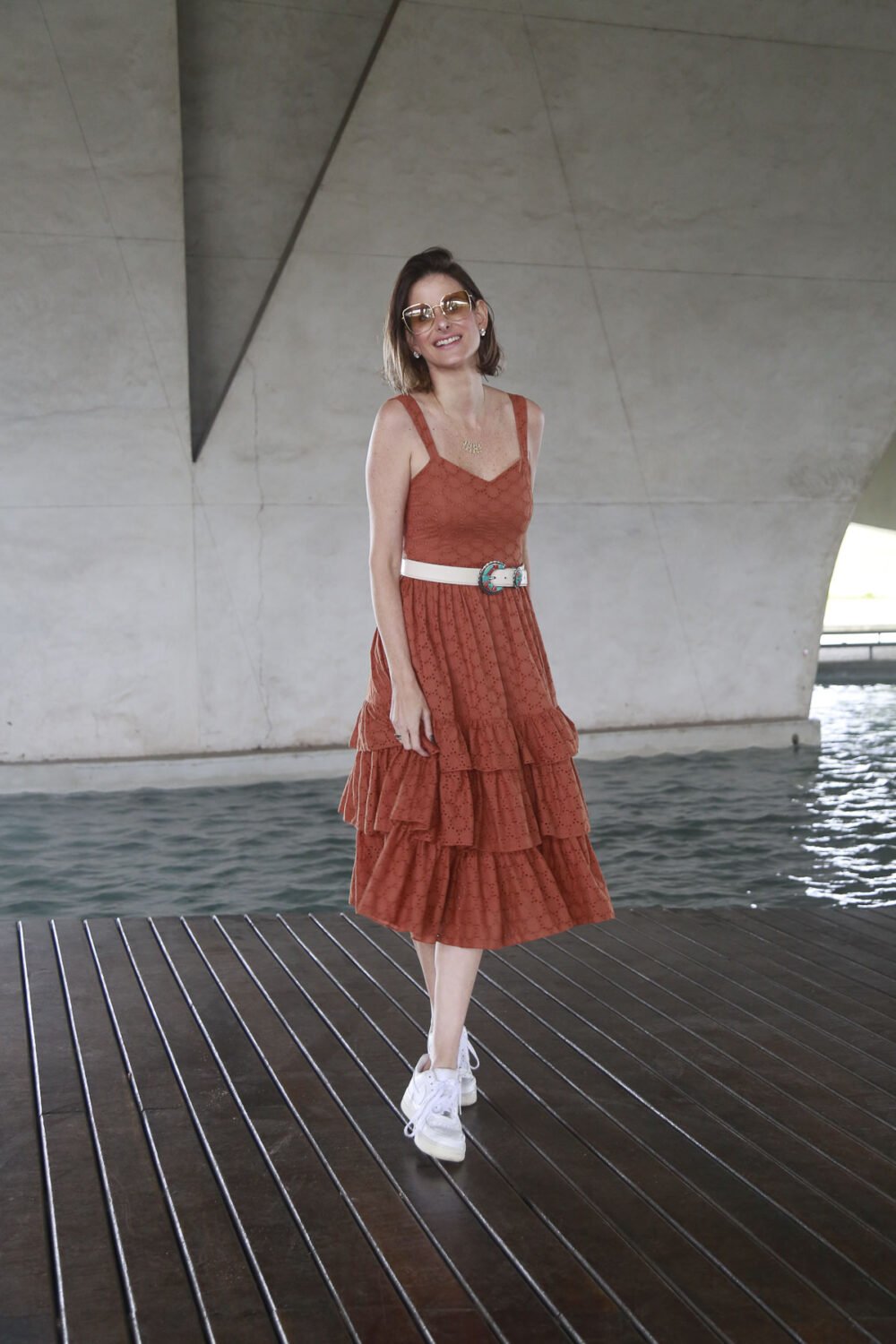Vestido Solis Terracota