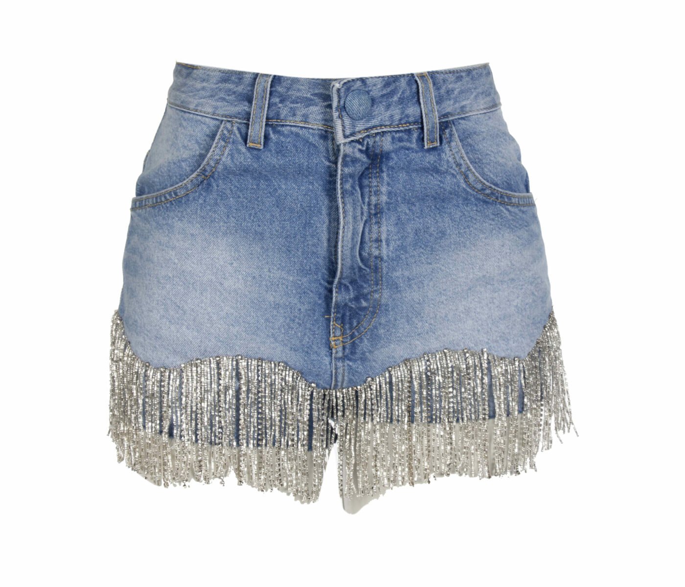 Short Mari Franjas Bordadas Ref Ac2503