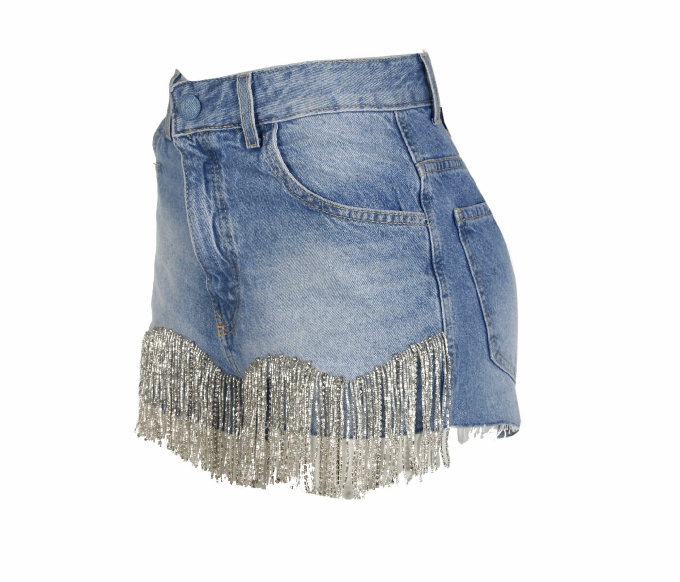 Short Mari Franjas Bordadas Ref Ac2503 - Imagem 2