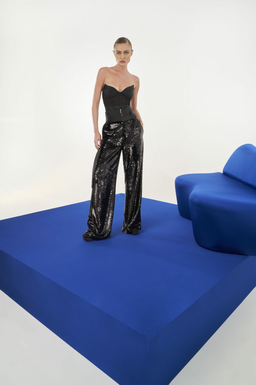 Calca Paete Corset Preto