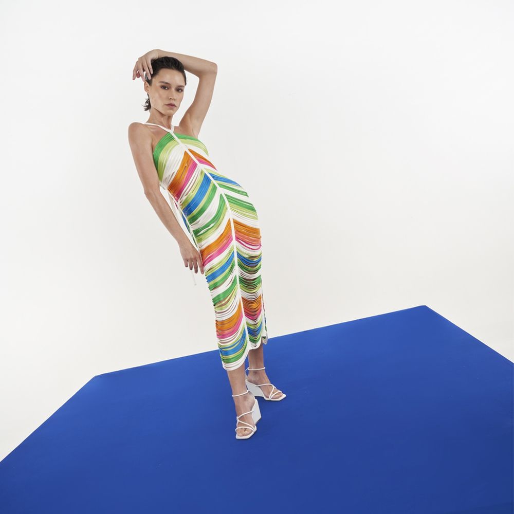 Vestido Rolote Frente Unica
