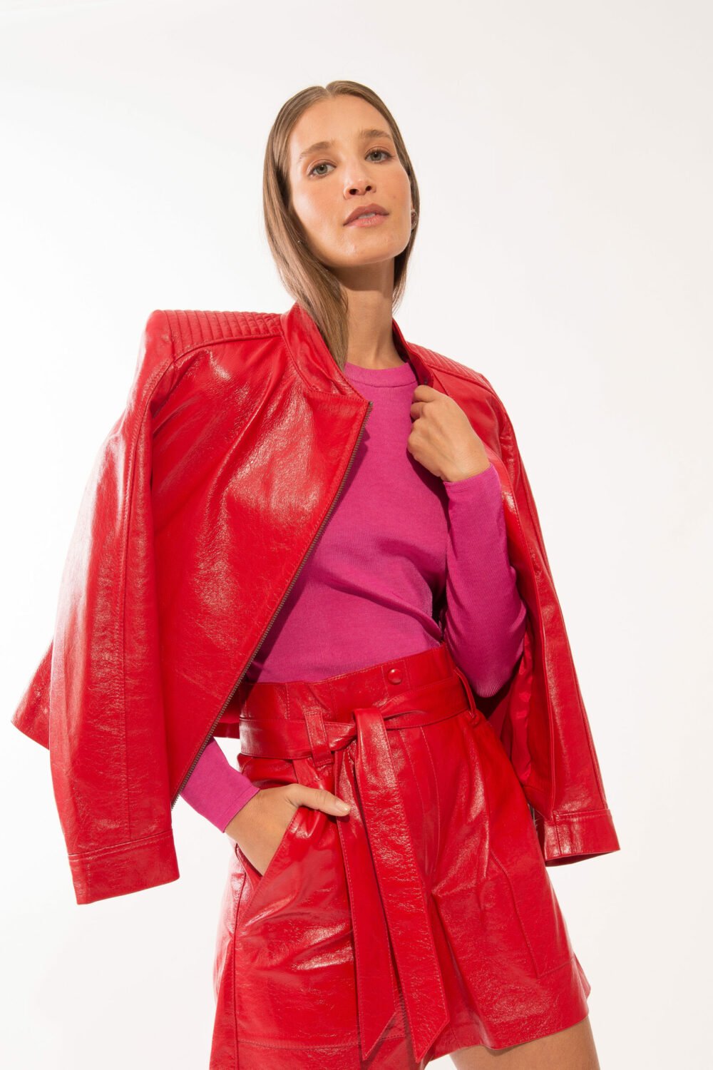 Jaqueta Cris Vermelho